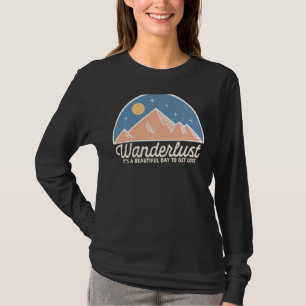 Vintage Retro Wanderlust Quote Hippie Nature T-Shirt