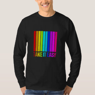 Vintage Retro Weathered Look Take It Easy 1 T-Shirt