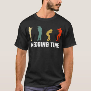 Vintage Retro Wedding Time Photographer Camera T-Shirt