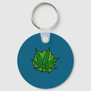 Vintage Retro Weed 2026  Key Ring