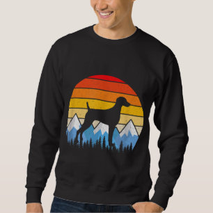 Vintage Retro Weimaraner Weimaraner Lovers Gifts Sweatshirt