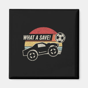 Vintage Retro What A Save! Rocket Rc Soccer Car Ga Magnet
