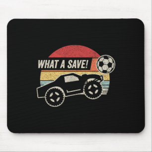 Vintage Retro What A Save! Rocket Rc Soccer Car Ga Mouse Mat
