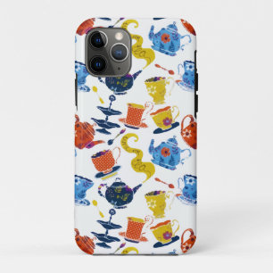 Vintage Retro Winter Whimsical Tea Party iPhone 11 Pro Case