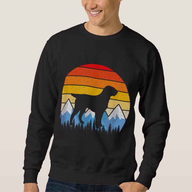 Vintage Retro Wirehaired Pointing Griffon Sweatshirt (Front)