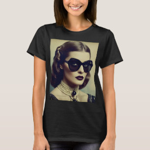 Vintage retro woman T-Shirt