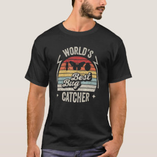 Vintage Retro World's Best Bug Catcher Bug Hunter  T-Shirt