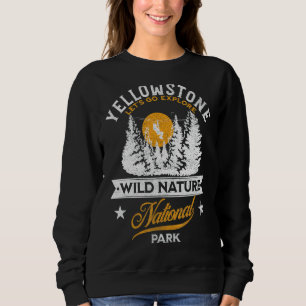 Vintage Retro Yellowstone National Park Sweatshirt
