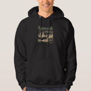 Vintage Retro Yosemite National Park Vacation Hiki Hoodie