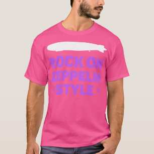 Vintage Retro Zeppelin tee Dirigible Airship4