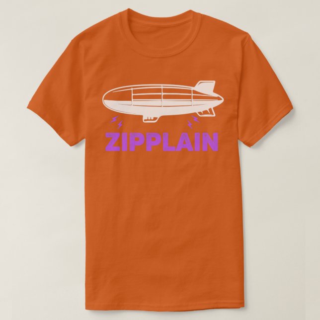 Vintage Retro Zeppelin tee Dirigible Airship5 (Design Front)