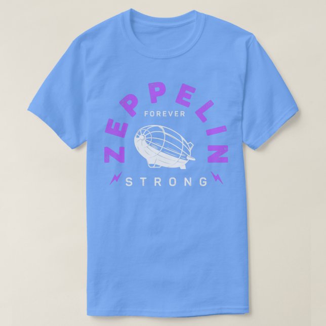 Vintage Retro Zeppelin tee Dirigible Airship6 (Design Front)