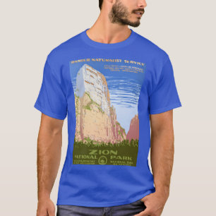 Vintage Retro Zion National Park Travel T-Shirt