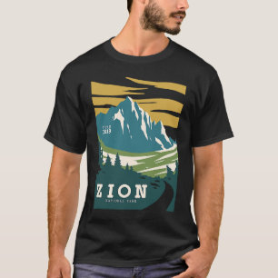 Vintage Retro Zion National Park Utah Souvenir T-Shirt
