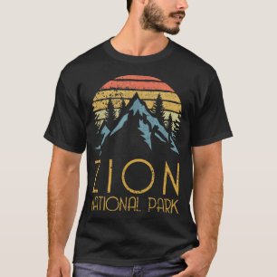 Vintage Retro Zion National Park Utah T-Shirt