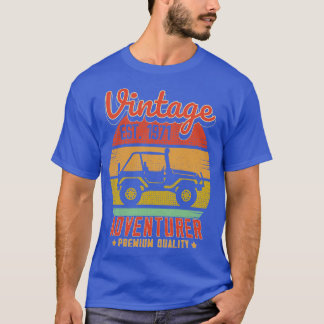 Vintage RetroAdventurer Est 1971 Birthday Gift T-Shirt