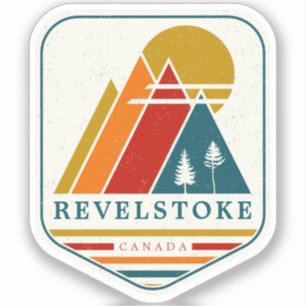 Vintage Revelstoke Canada Skiing Souvenir