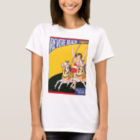 Vintage Revere Beach Carousel Poster Nostalgic Pat