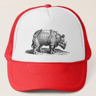 Vintage Rhino - Dürer's Rhinoceros Trucker Hat