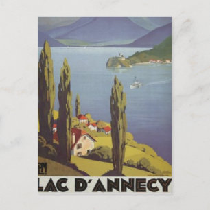 Vintage Rhône-Alpes, Annecy , France - Postcard