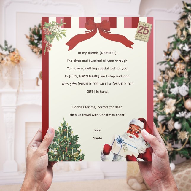 Vintage Rhyming Sibling Christmas Santa Letter (Creator Uploaded)