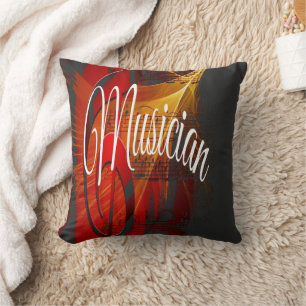 Vintage  Rhythm of the Music Cushion