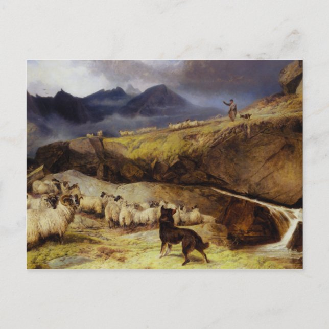 Vintage Richard Ansdell Isle of Sky Postcard (Front)