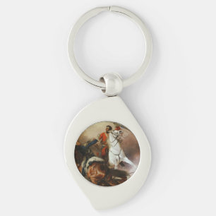 Vintage Richard Ansdell The Fight For The Standard Key Ring