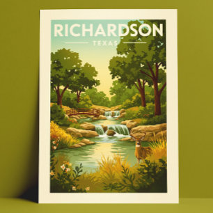 Vintage Richardson Texas Postcard