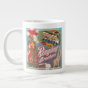 Vintage Ringling Brothers Circus Poster Large Coffee Mug