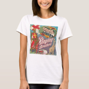 Vintage Ringling Brothers Circus Poster T-Shirt