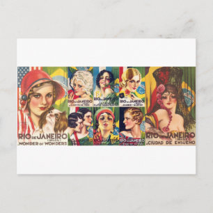Vintage Rio de Janeiro Collection Postcard