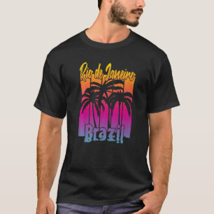 Vintage Rio de Janeiro Palm Tree T-Shirt