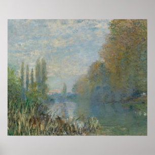 Vintage River C. Monet Poster