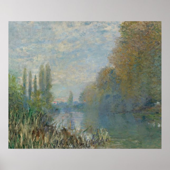 Vintage River C. Monet  Poster (Front)