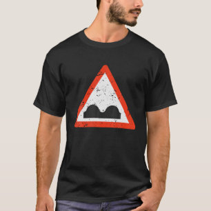 Vintage Road Signs Funny Traffic Signs Halloween T-Shirt