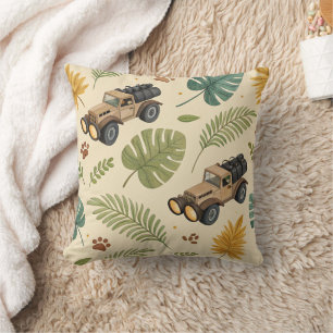 Vintage Road Trip Pattern (4) Cushion