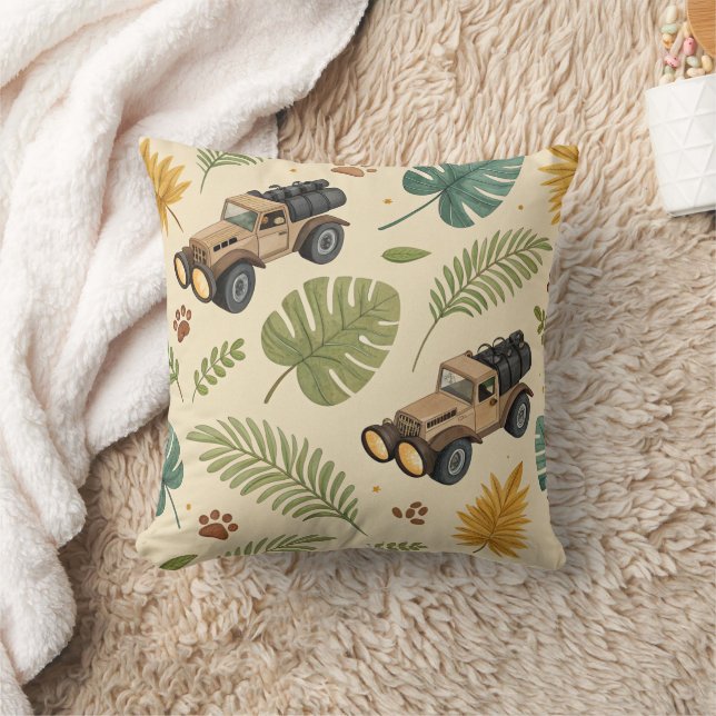 Vintage Road Trip Pattern (4) Cushion (Blanket)