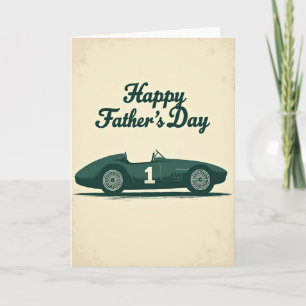 Vintage Roadster Fathers Day Card