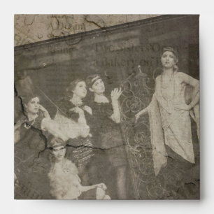 Vintage Roaring 20s Flapper Party Invitation Envelope