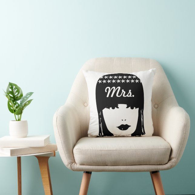 Vintage Roaring 20's Mrs. Flapper Girl Cushion (Chair)