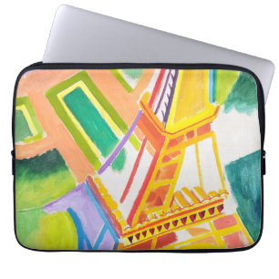 Vintage Robert Delaunay's Eiffel Tower Art Laptop Sleeve
