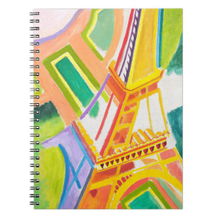 Vintage Robert Delaunay's Eiffel Tower Art Notebook