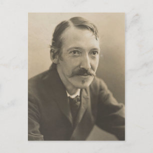 Vintage Robert Louis Stevenson Photo Portrait Postcard
