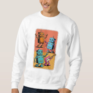 Vintage robots sweatshirt