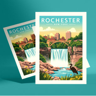 Vintage Rochester New York Postcard