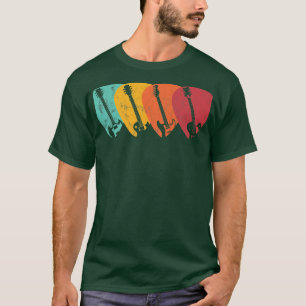 Vintage Rock and Roll Guitar Pick Music Lover T-Shirt