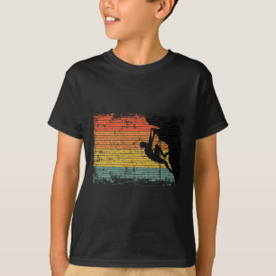 Vintage Rock Climbing Bouldering T-Shirt