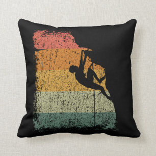 Vintage Rock Climbing Gift Cushion