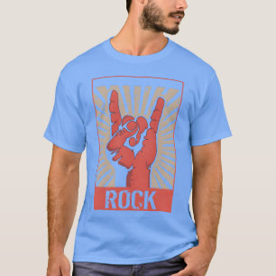 Vintage Rock Concert Band Poster 70S 80S Retro Mus T-Shirt